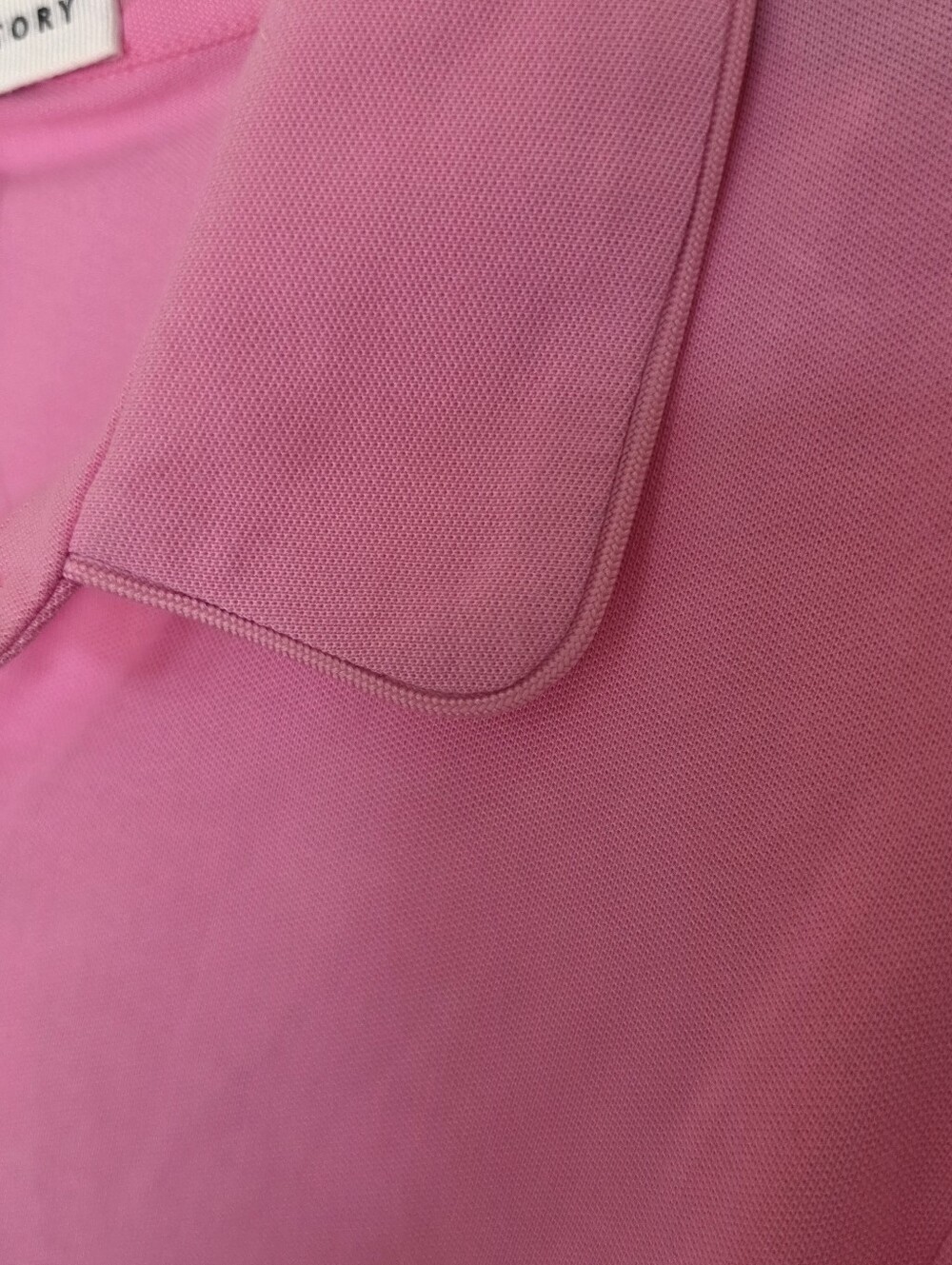 English Factory Pink Knit Polo Top Size Medium NWT - Picture 5 of 9